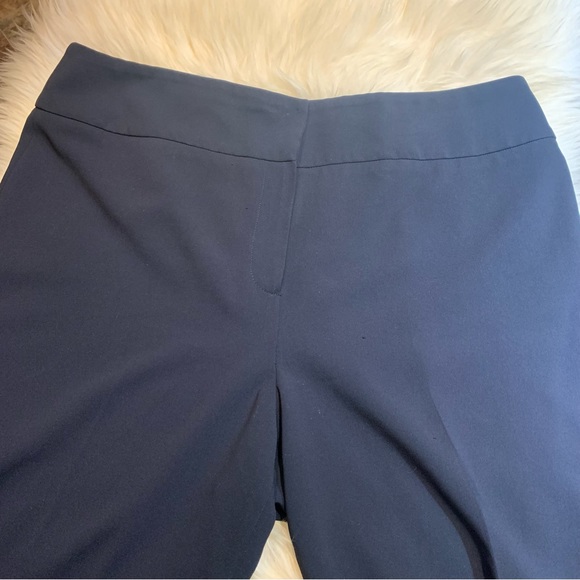 Long Wide leg lined navy dress pant - Picture 8 of 9